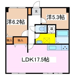 平田駅 徒歩9分 4階の物件間取画像